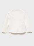 Mango Baby Cotton Wrap Knit, Natural White