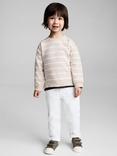 Mango Baby Stripe Sweatshirt, Beige