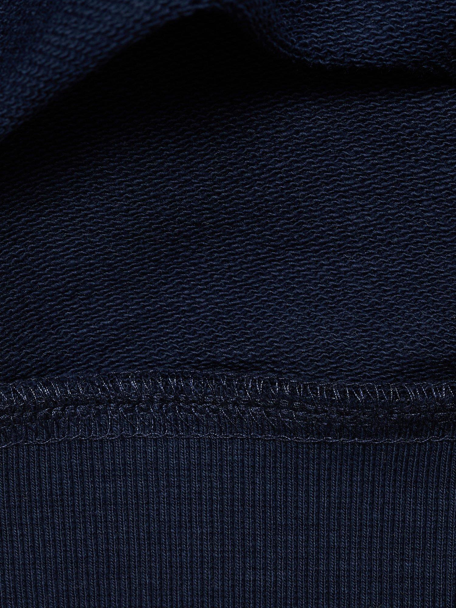 Product image 4 of 4, which shows Mango Kids' Smurf Sweatshirt, Navy, 18-24 months