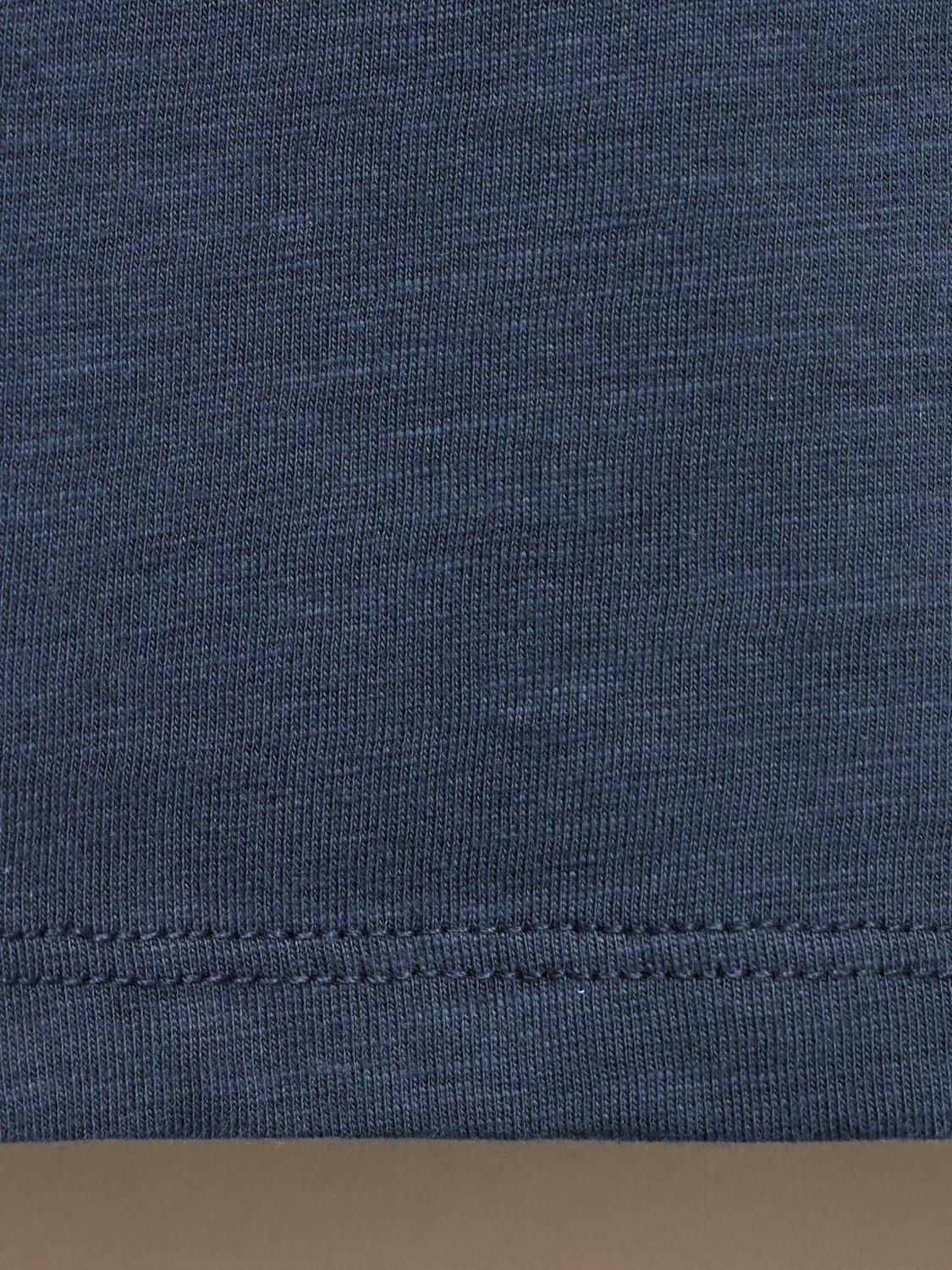Product image 3 of 4, which shows Mango Kids' Bungalo T-Shirt, Navy, 18-24 months