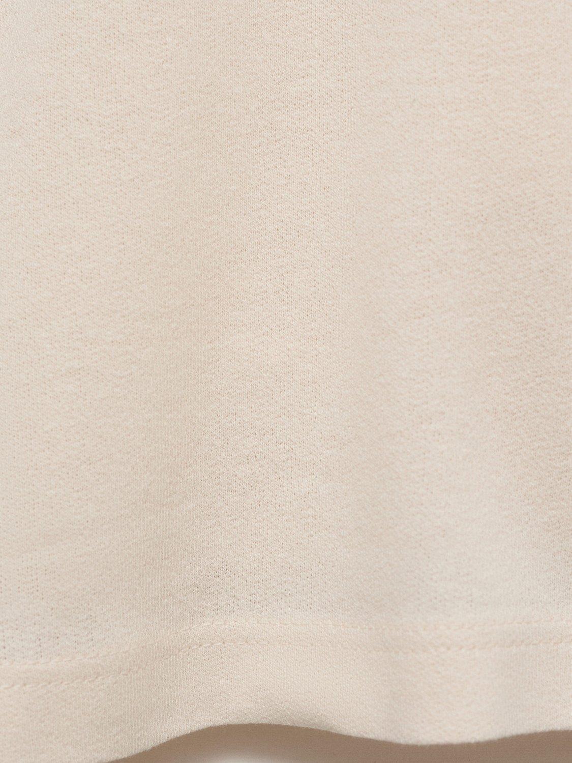 Product image 5 of 8, which shows Mango Circo Cotton Linen Regular Fit T-Shirt, Beige, L