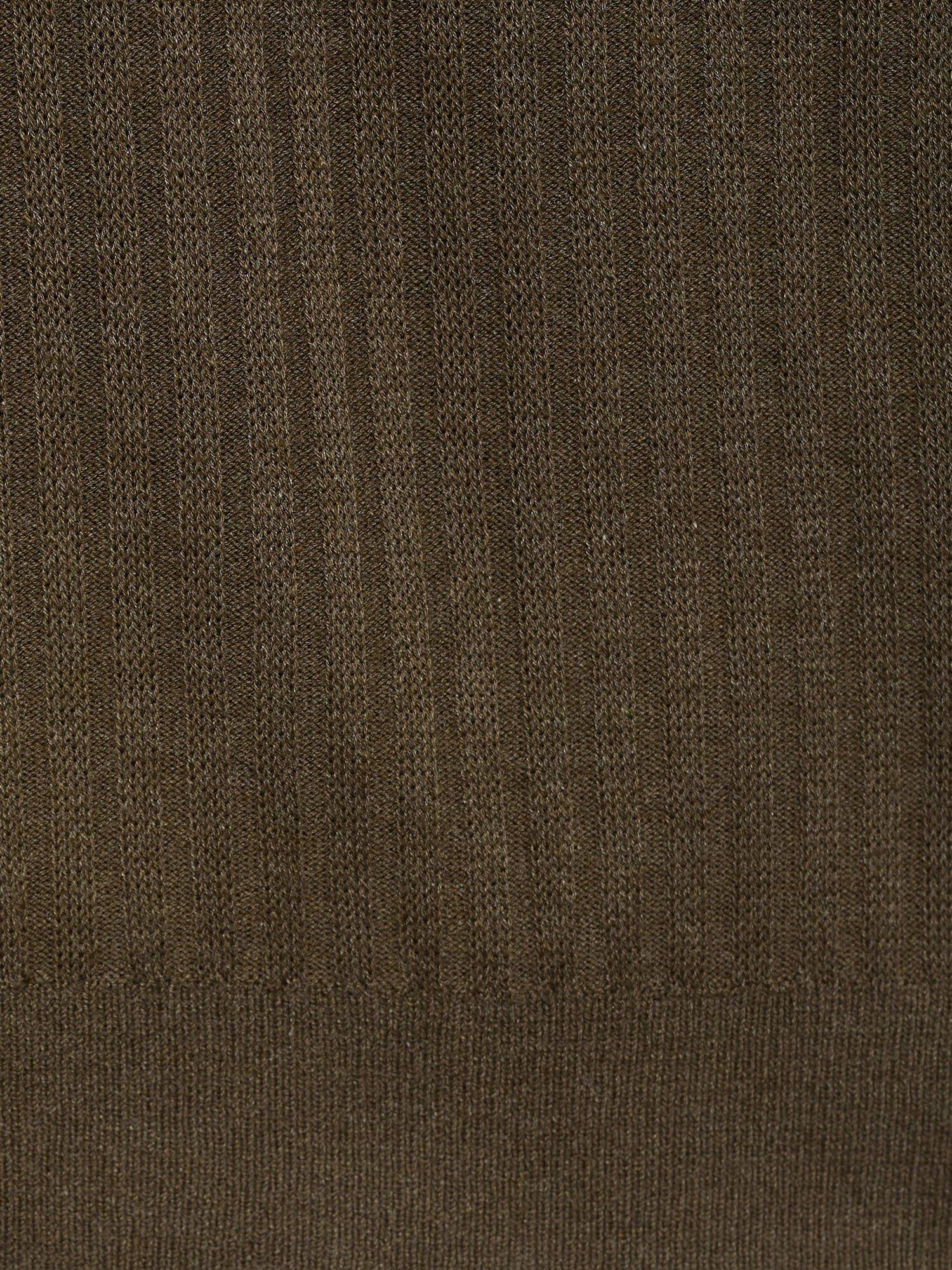 Product image 5 of 8, which shows Mango Paule Crew Neck T-Shirt, Dark Brown, XXL
