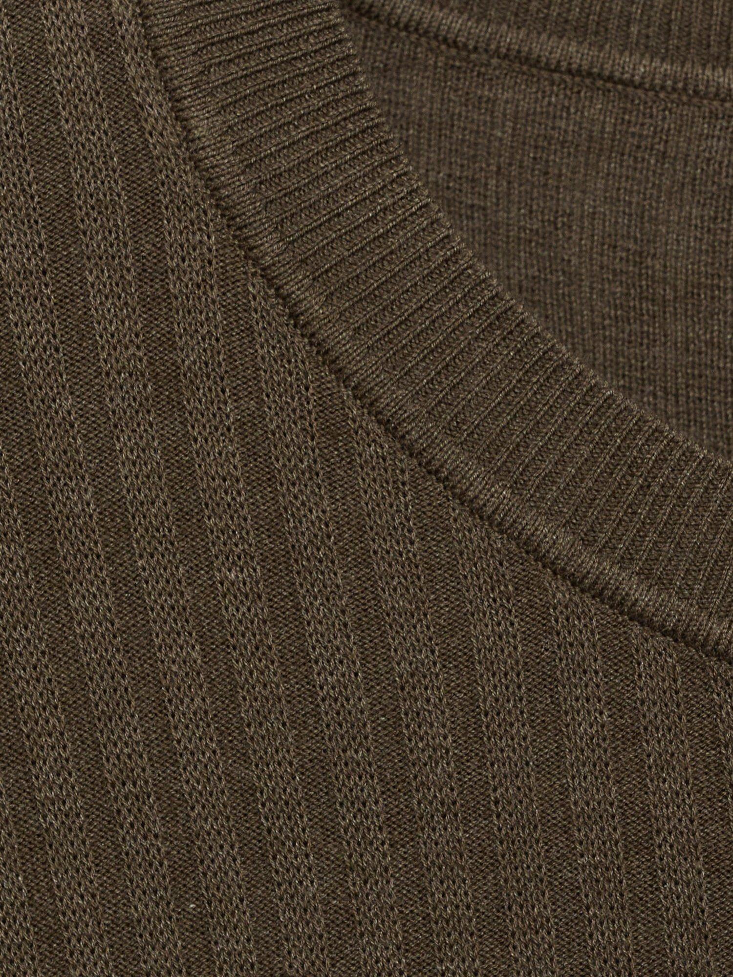 Product image 8 of 8, which shows Mango Paule Crew Neck T-Shirt, Dark Brown, XXL