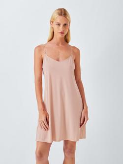 John Lewis Katarina Knee Length Slip, Almond