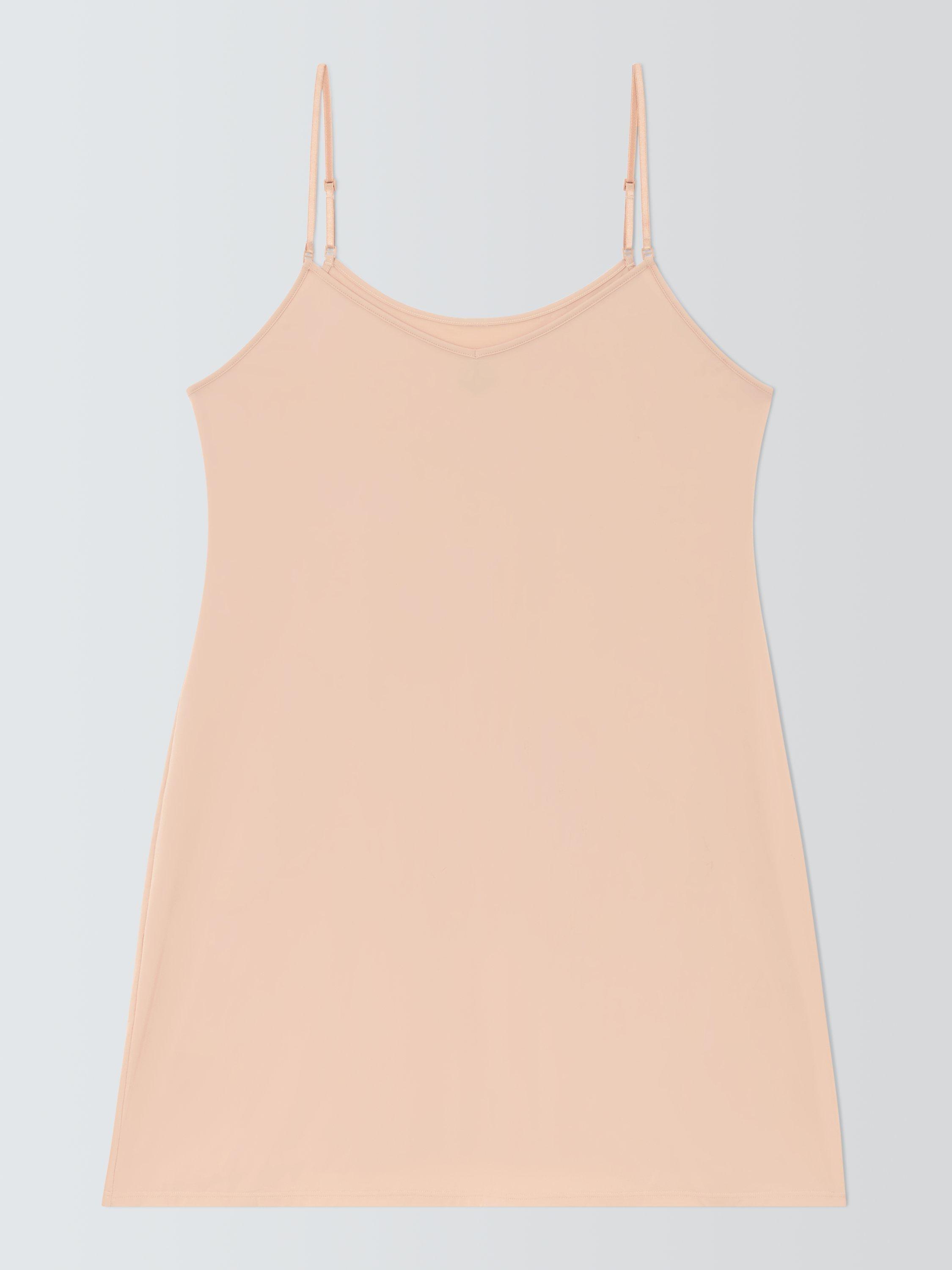 Product image 4 of 6, which shows John Lewis Katarina Knee Length Slip, Almond, 8