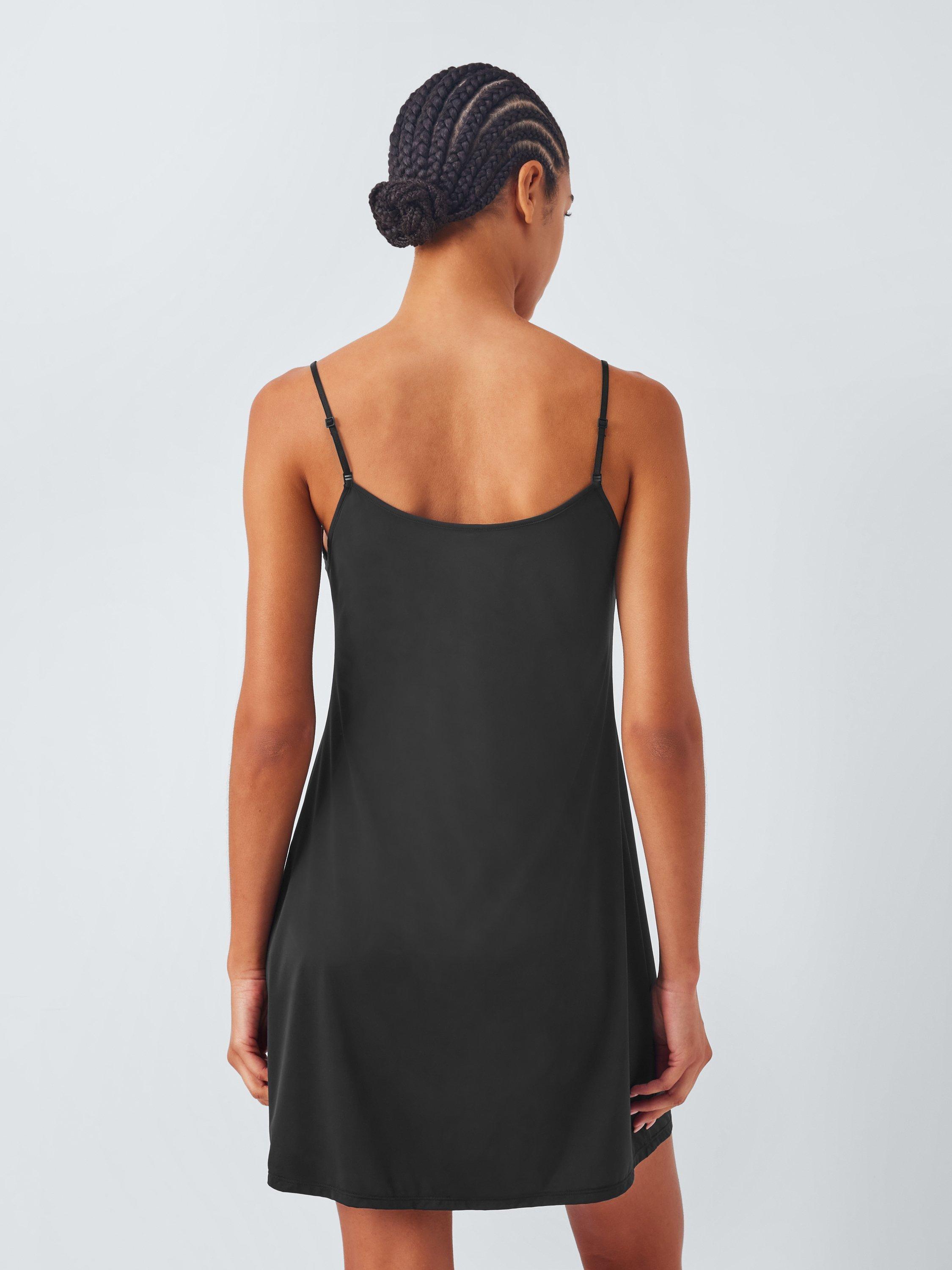 Product image 2 of 6, which shows John Lewis Katarina Knee Length Slip, Black, 8