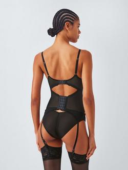 John Lewis Andrea Lace Basque, Black - view 2, Black