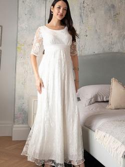 Tiffany Rose Esther Lace Maternity & Nursing Wedding Dress, Ivory, Ivory