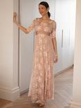 Tiffany Rose Esther Lace Maternity & Nursing Dress, Blush