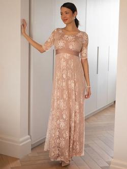 Tiffany Rose Esther Lace Maternity & Nursing Dress, Blush, Blush