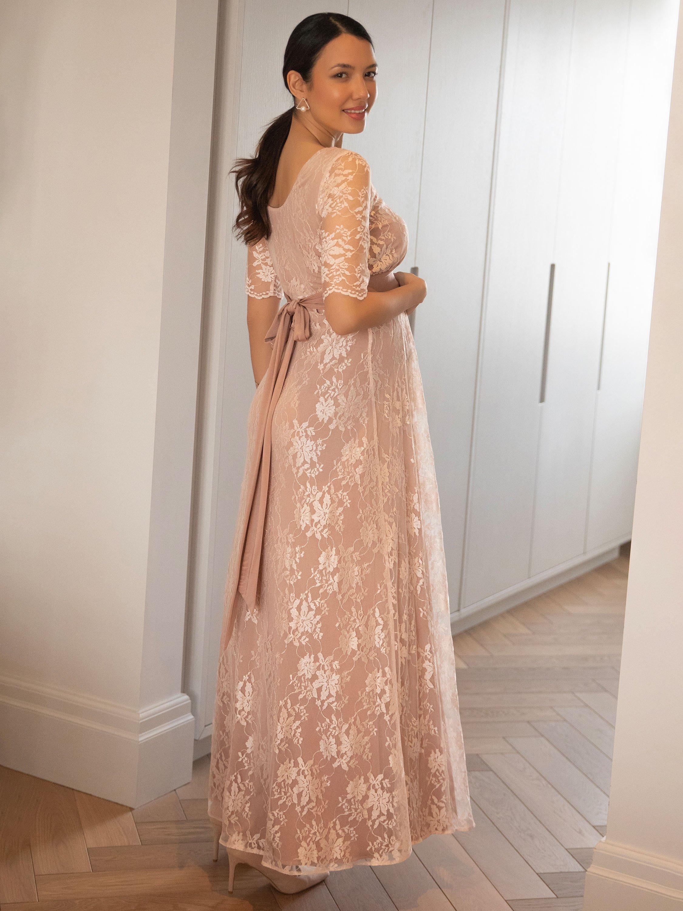 Tiffany Rose Esther Lace Maternity & Nursing Dress, Blush