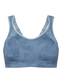 Shock Absorber Camouflage Sports Bra - view 2, Cloudy Blue