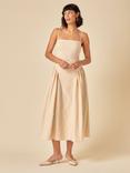 Nobody's Child Lupin Sleeveless Midi Dress, Cream