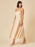 Nobody's Child Lupin Sleeveless Midi Dress, Cream
