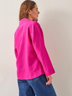 Monsoon Tulip Collar Top, Pink - view 2, Pink