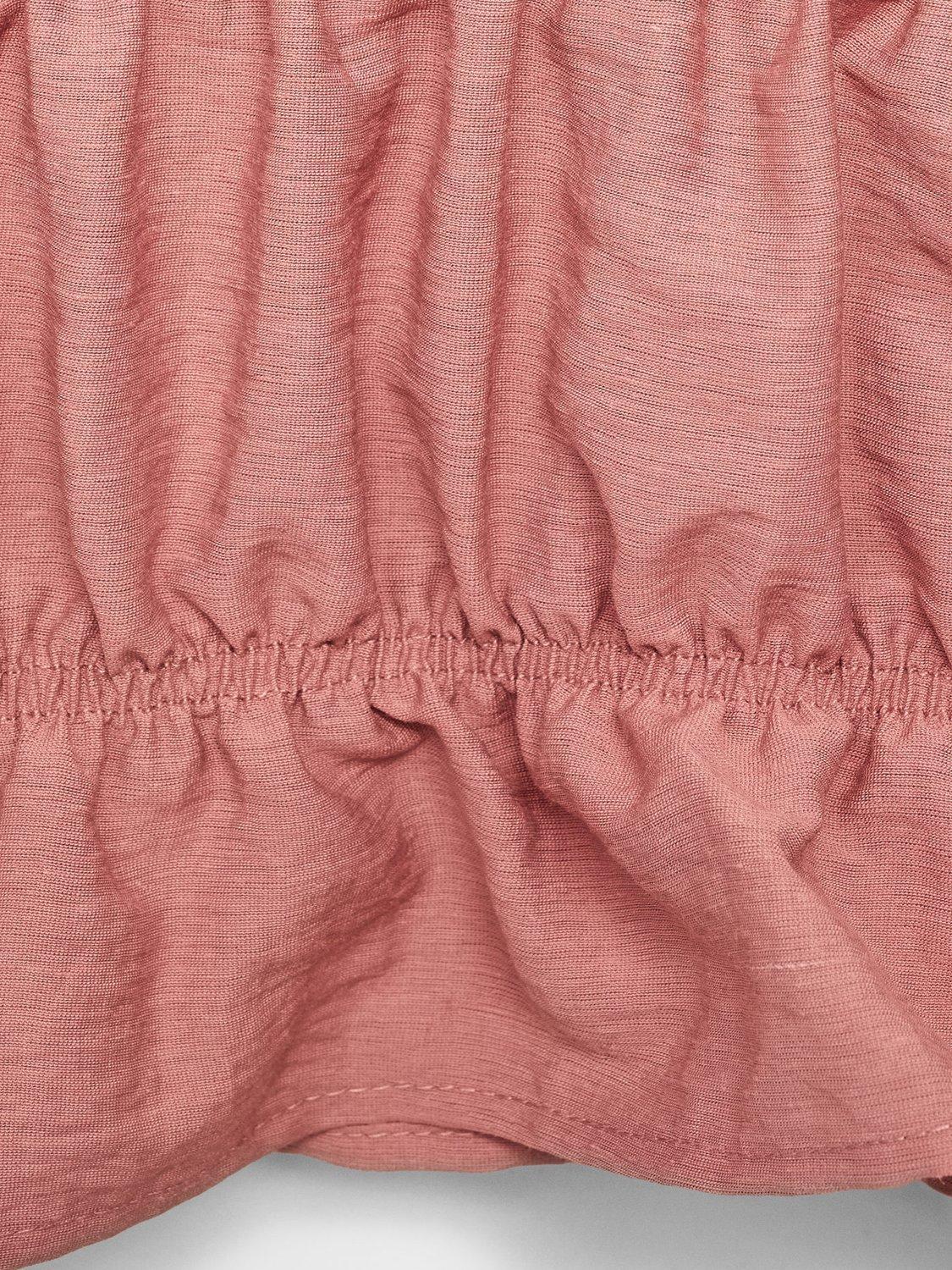 Product image 4 of 4, which shows Mango Kids' Cupcake Frilly Sleeveless Blouse, Pink, 12 years