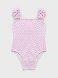 Mango Kids' Bella Floral Swimsuit, Pink