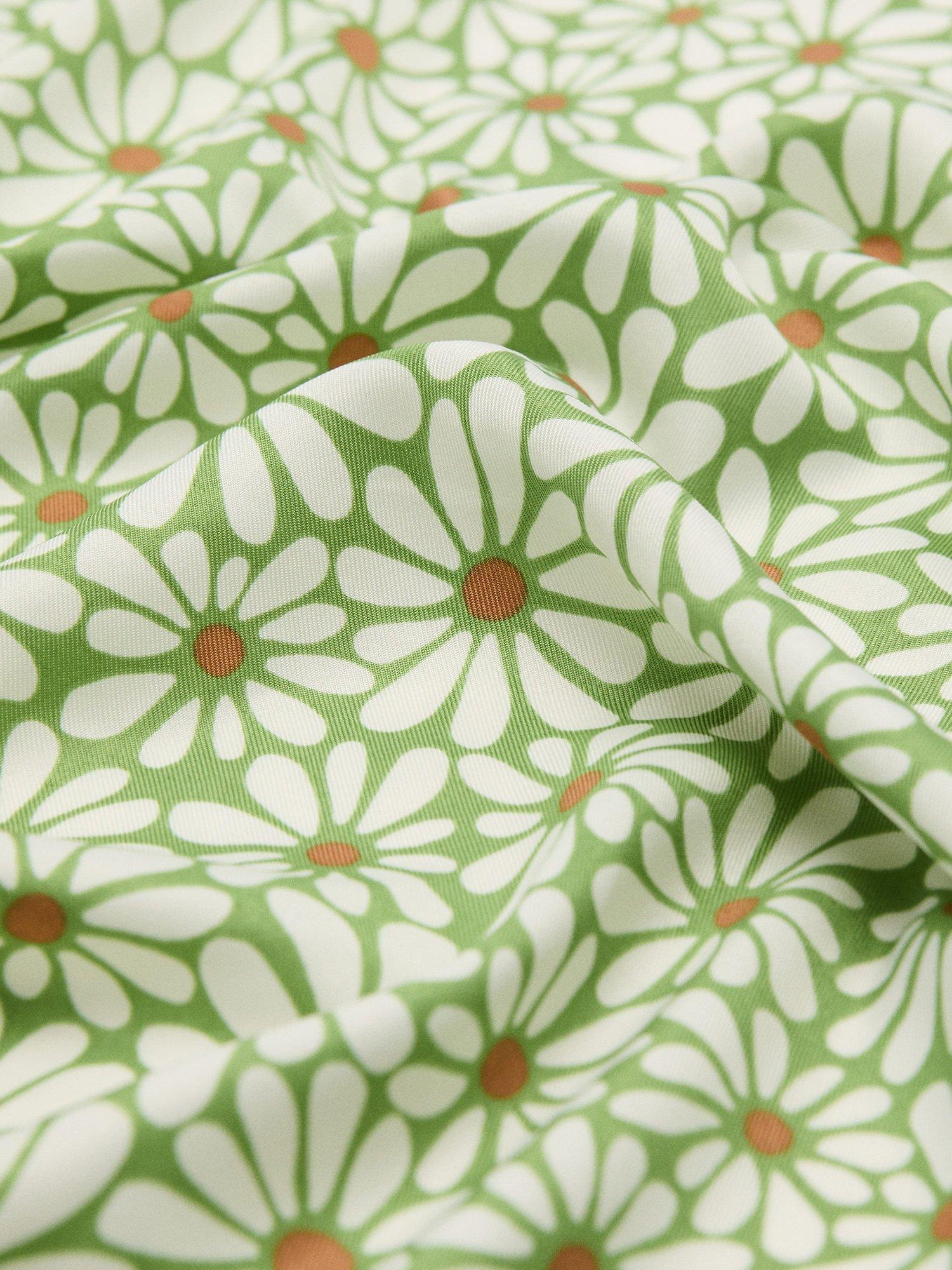 Product image 2 of 3, which shows Mango Maggie Floral Scarf, Green, One Size