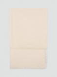 Mango Linen Blend Foulard Frayed Scarf