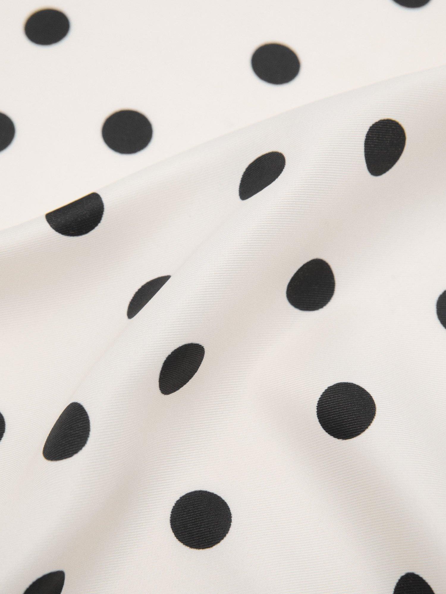 Product image 3 of 3, which shows Mango Topitos Satin Square Scarf, Light Beige, One Size