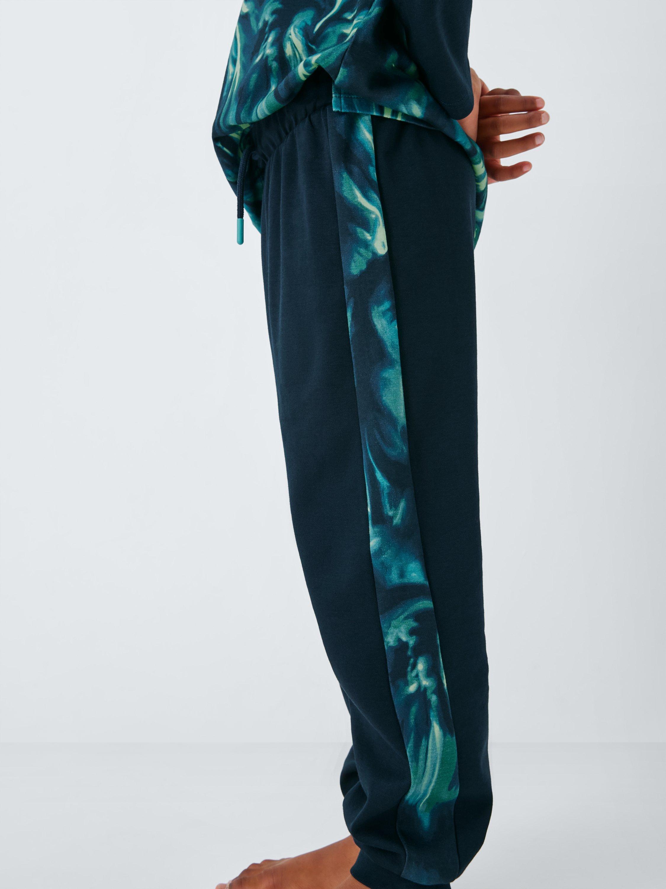 Product image 6 of 7, which shows John Lewis Kids' Northern Lights Pyjamas, Navy, 3 years