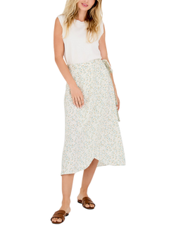 A-VIEW Peony Floral Wrap Skirt, Multi, Multi