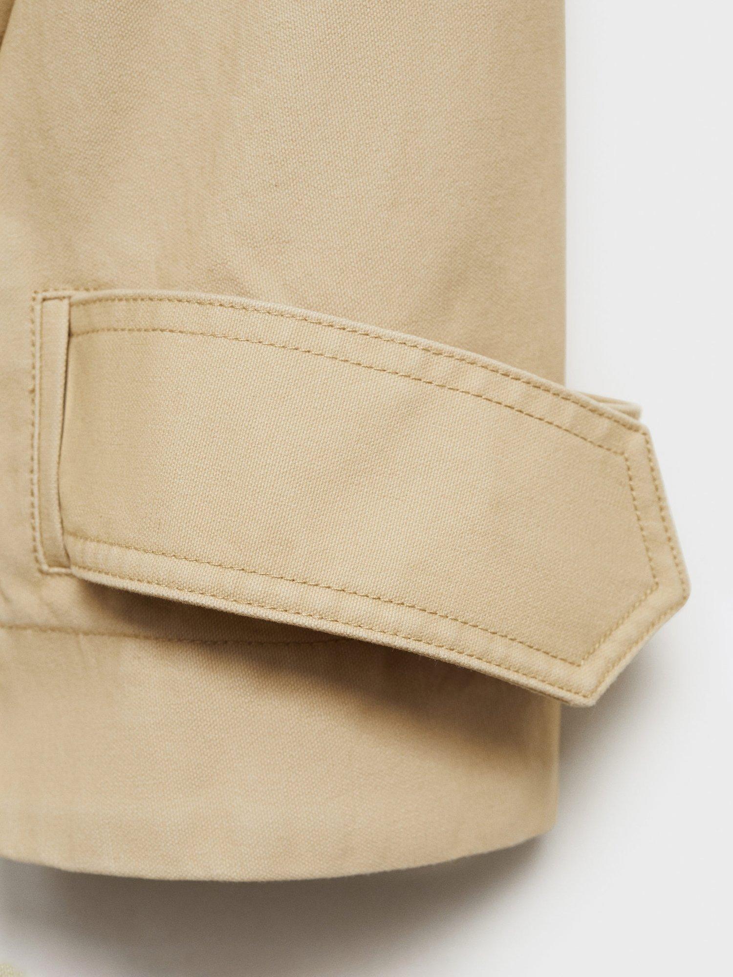 Product image 5 of 8, which shows Mango Kids' Julia Parka Jacket, Beige, L