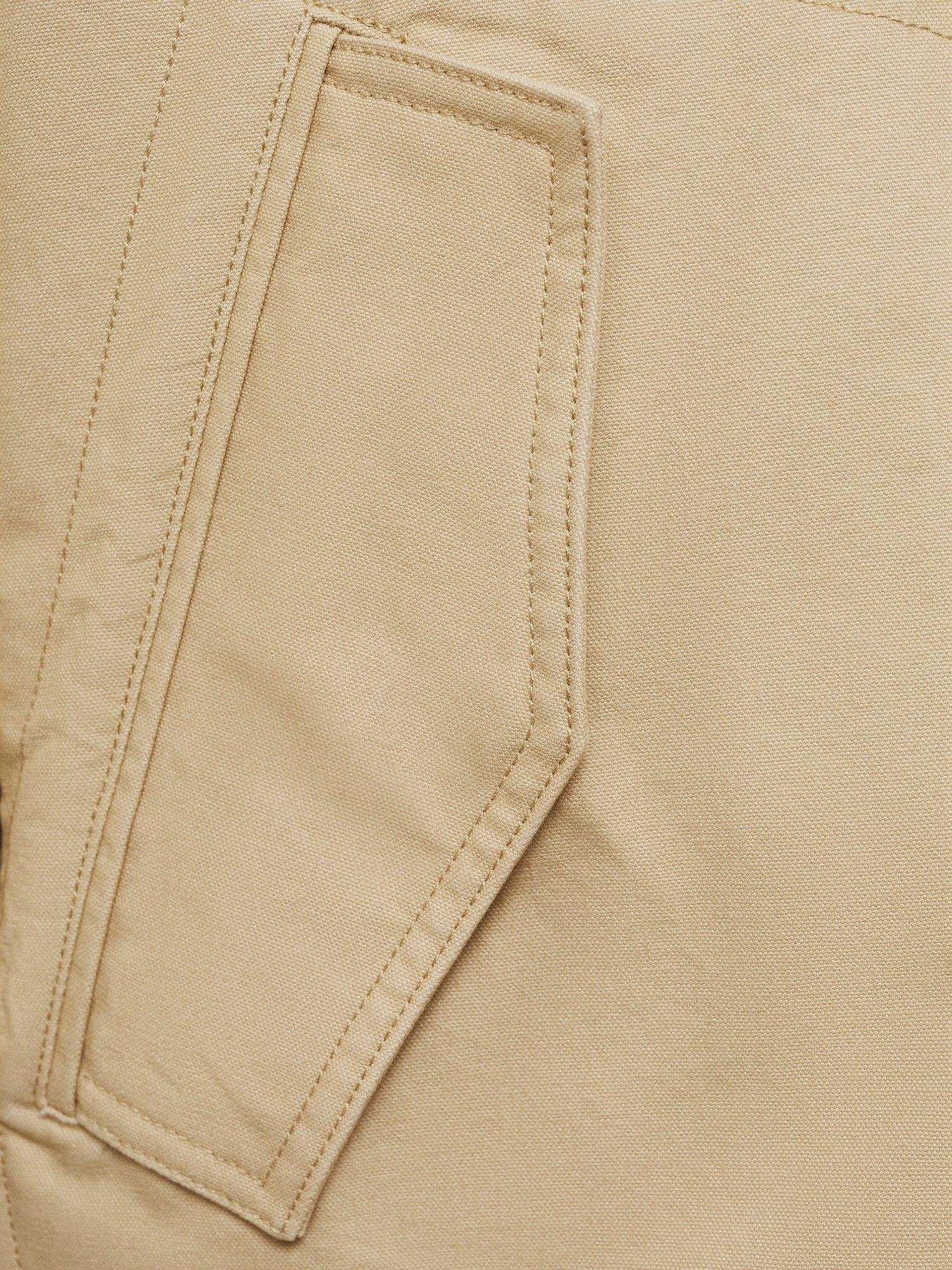 Product image 8 of 8, which shows Mango Kids' Julia Parka Jacket, Beige, L