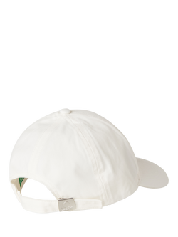 Benetton Kids' Cotton Logo Baseball Cap - view 2, Optical White