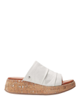 Moda in Pelle Kalimeres Leather Mule Sandals, White