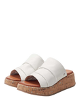 Moda in Pelle Kalimeres Leather Mule Sandals, White