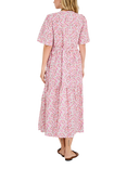 A-VIEW Caisa Ancle Floral Wrap Dress, Pink/Multi
