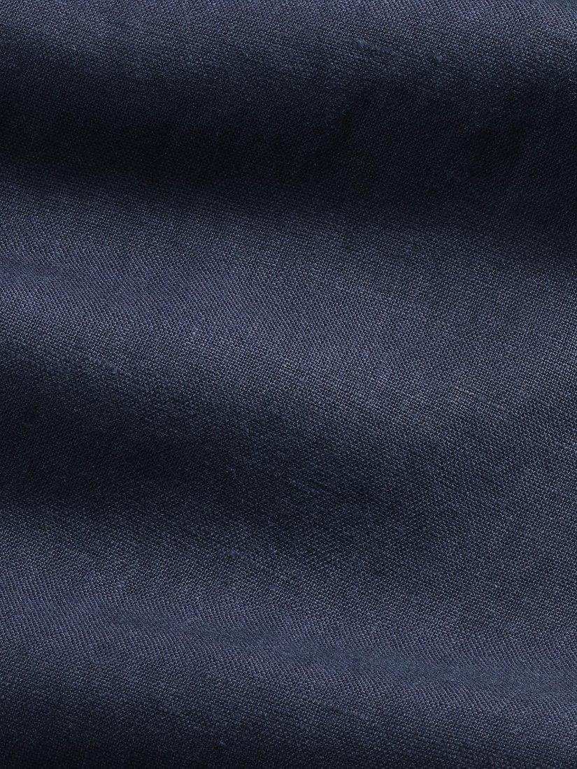 Product image 4 of 6, which shows NN.07 Aden Regular Fit Linen Chinos, Navy Blue, 30R