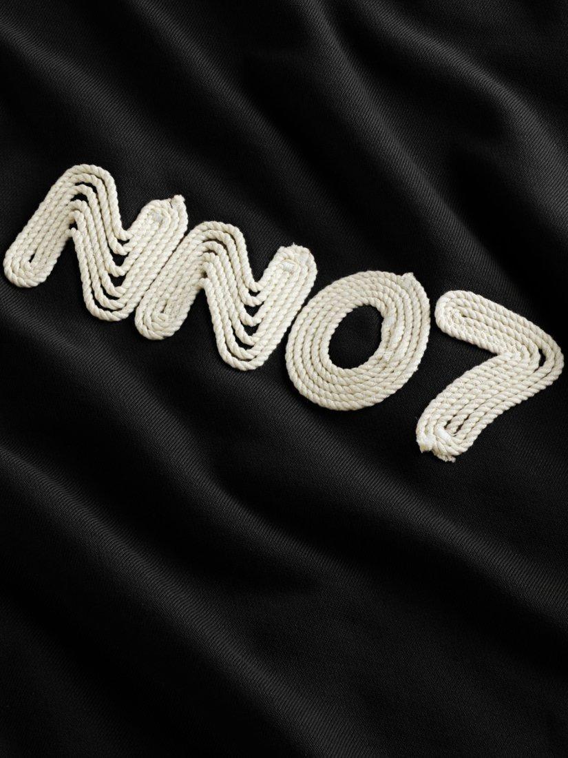Product image 2 of 2, which shows NN.07 Crew Neck T-Shirt, Black, S