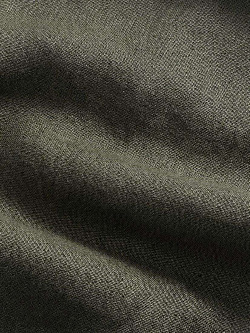 Product image 5 of 5, which shows NN.07 Crown Straight-Fit Linen Chino Shorts, Croc Green, 30R