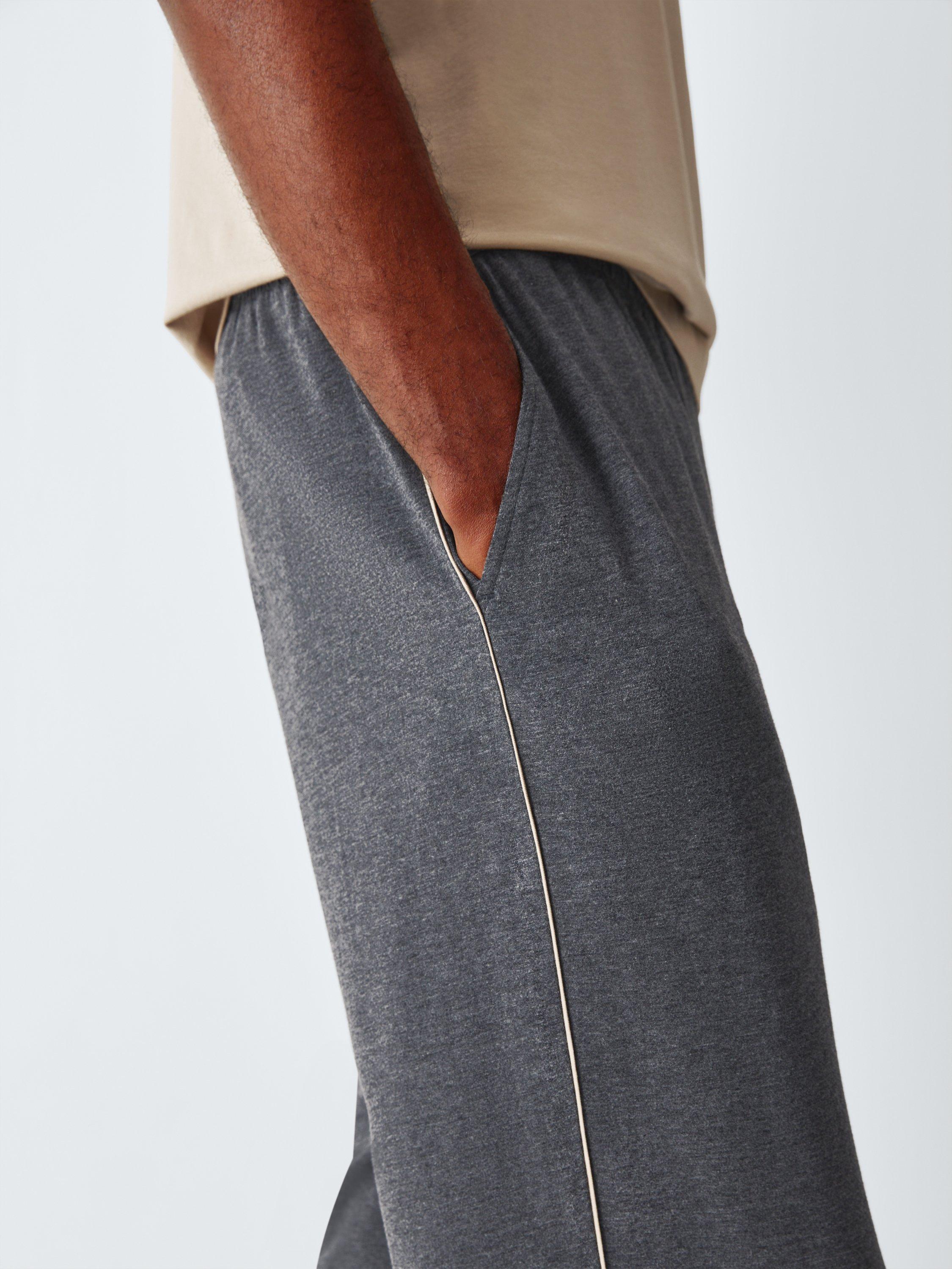 Product image 6 of 6, which shows John Lewis Jersey Short Sleeve Pyjama Set, Natural Sand, M