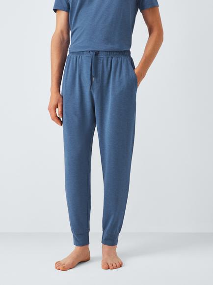 John Lewis Ultra Soft Modal Lounge Joggers, Blue