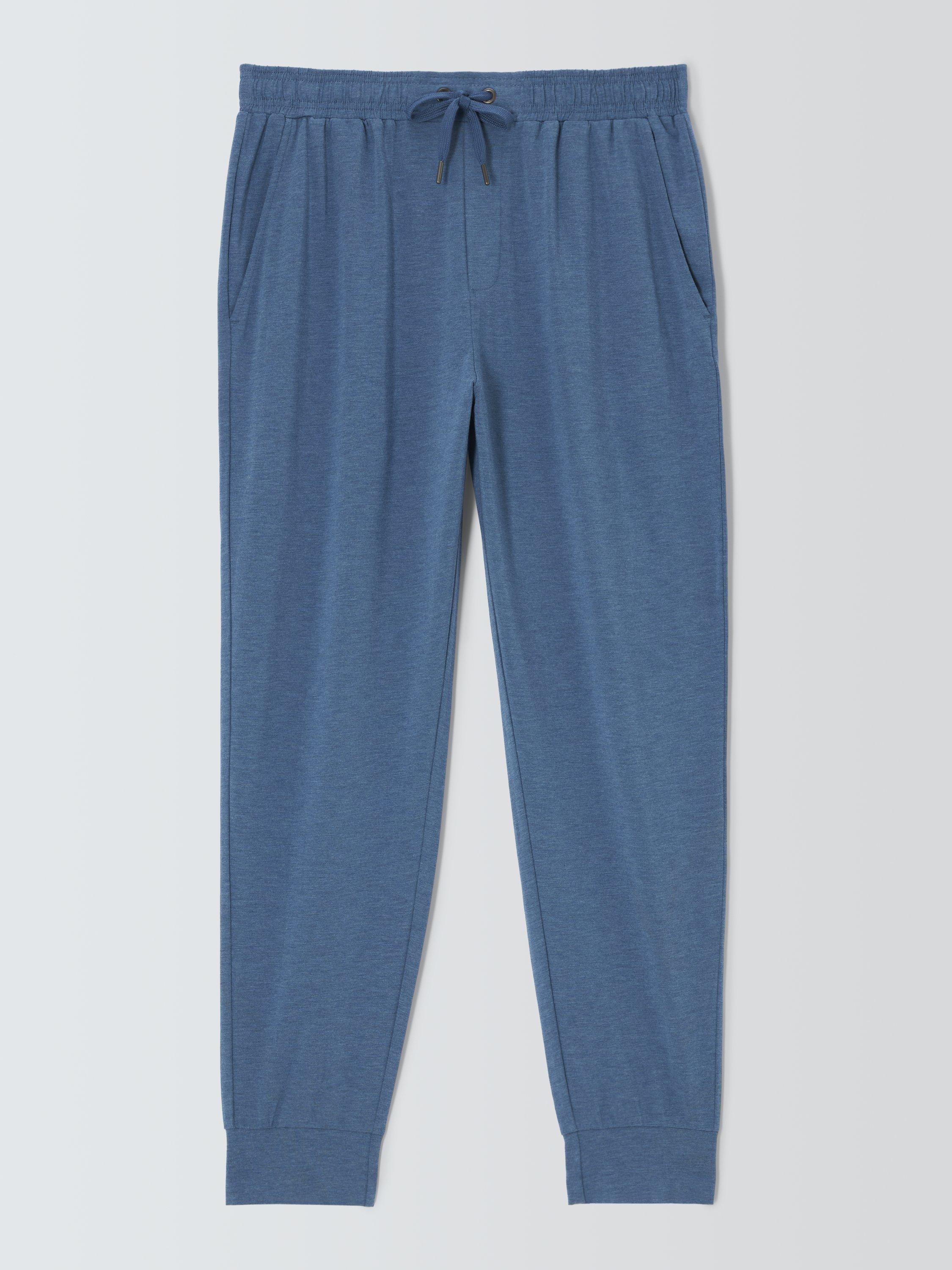 Product image 4 of 5, which shows John Lewis Ultra Soft Modal Lounge Joggers, Blue Navy, S
