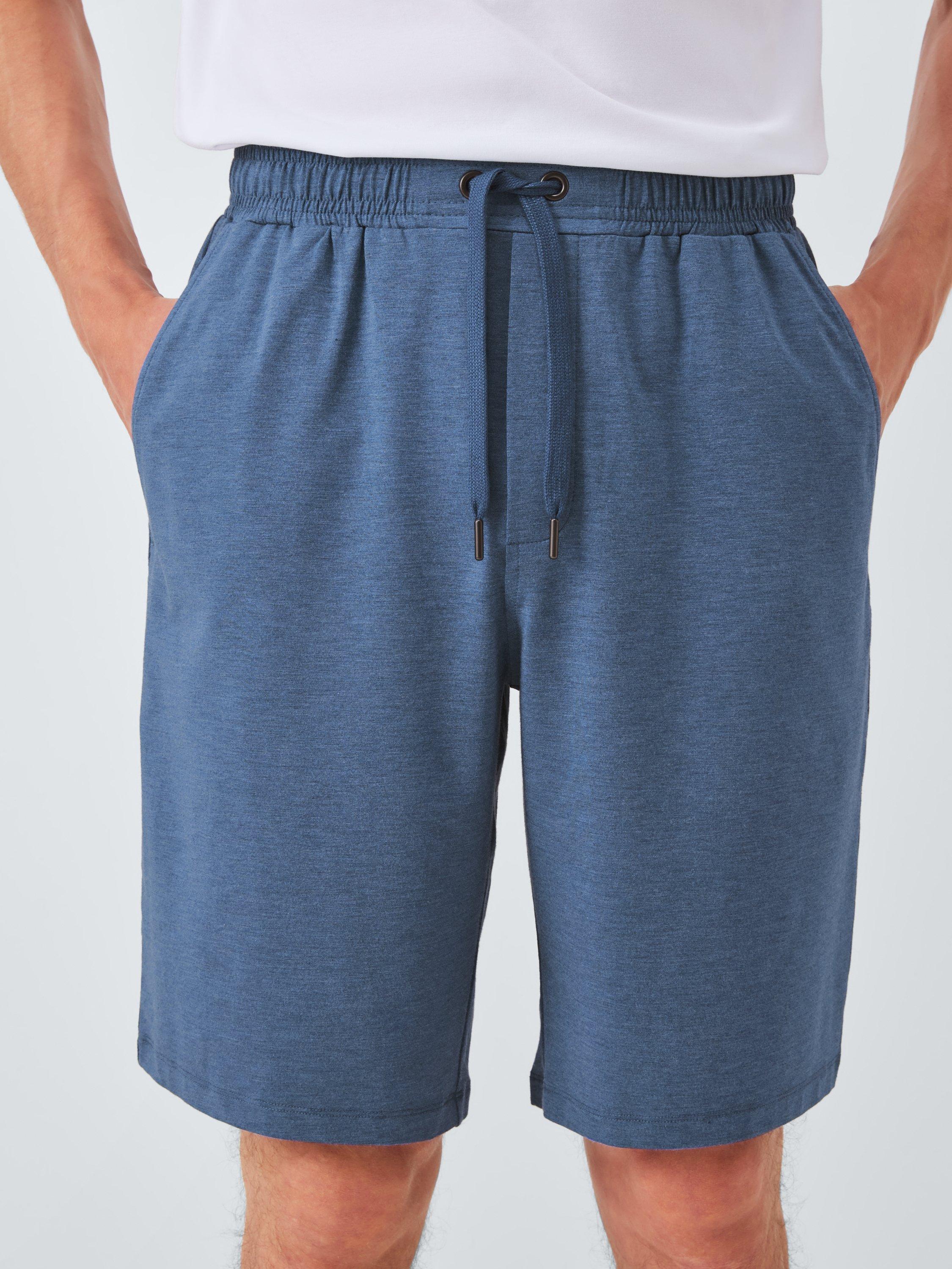 Product image 5 of 5, which shows John Lewis Modal Pyjama Shorts, Blue Navy, S