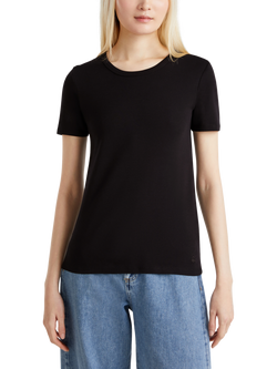 Benetton Crew Neck T-Shirt, Black