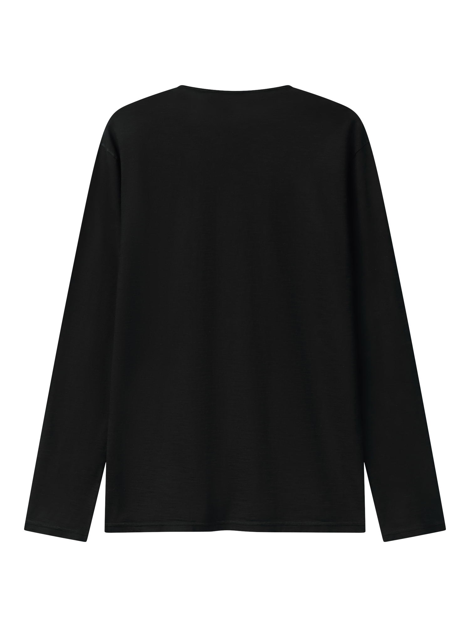 Product image 4 of 4, which shows Benetton Cotton Regular Fit Long Sleeve T-Shirt, Black, XXL