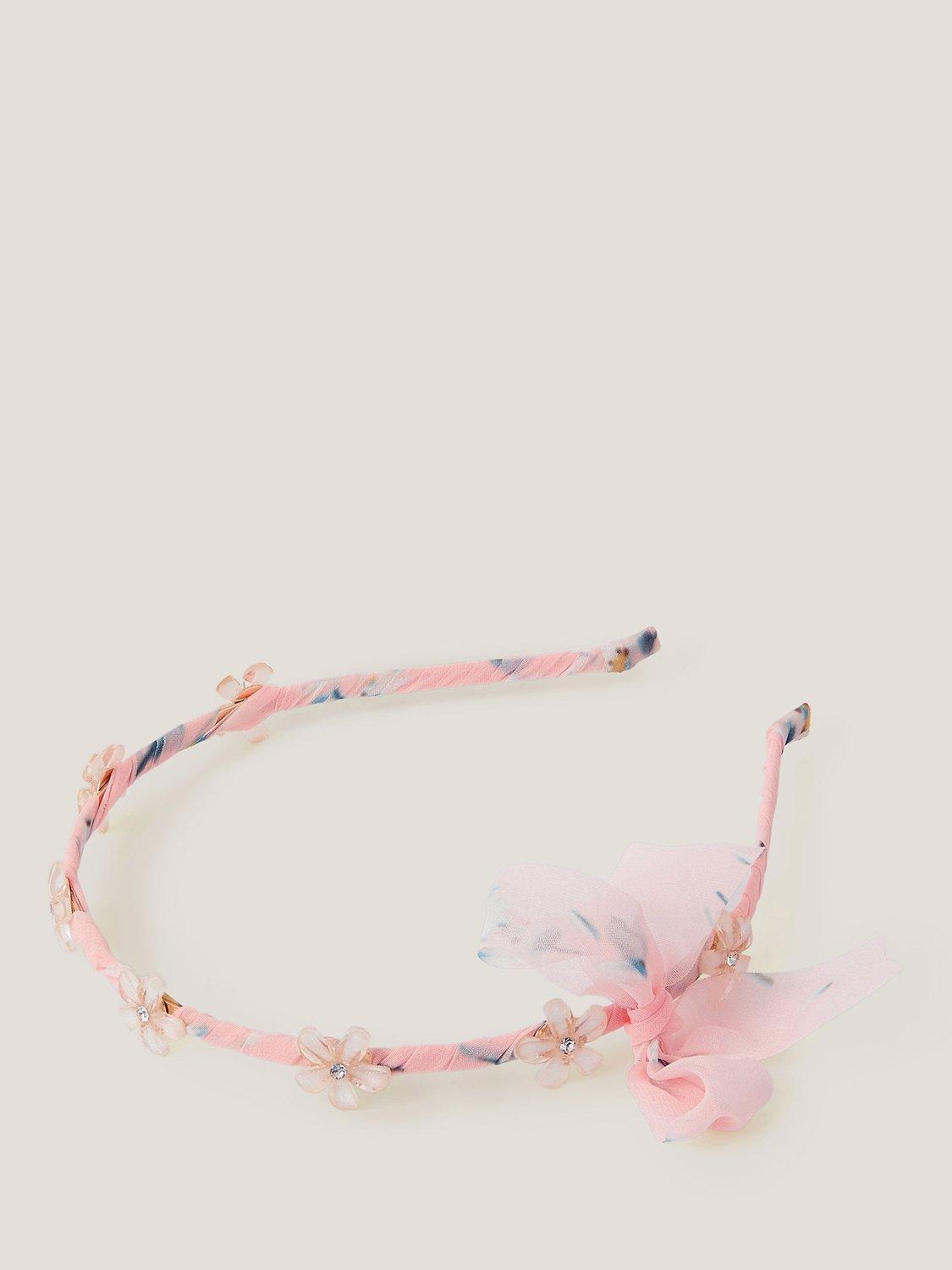 Monsoon Kids' Flower Bow Headband, Multi