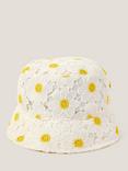 Monsoon Kids' Daisy Lace Bucket Hat, Multi