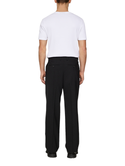 J.Lindeberg Wool Blend Grape Drape Trousers, Black - view 2, Black