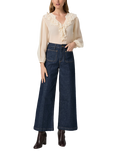 PAIGE Harper Patch Pocket Ankle Grazer Jeans, Rinse