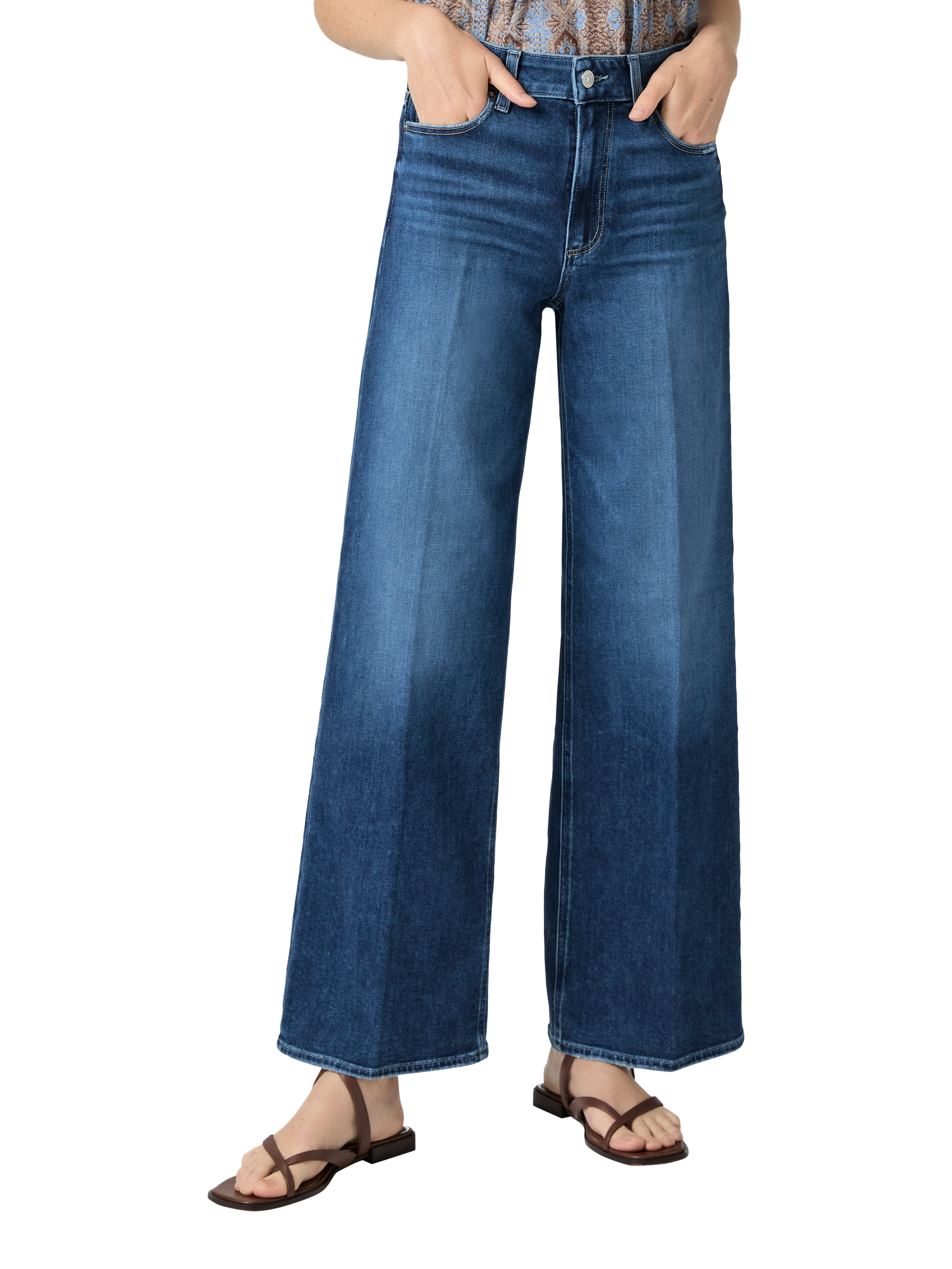 Product image 2 of 4, which shows PAIGE Anessa High Waist Jeans, Dresden, 24