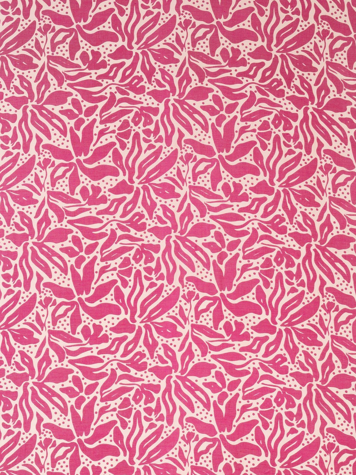 Product image 4 of 5, which shows chesca Floral Spot Scarf, Pink
