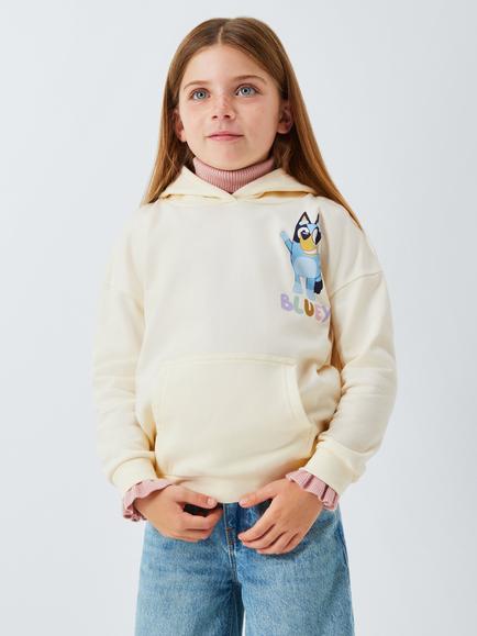 Bluey Kids' Bluey Graphic Hoodie, Gardenia, Gardenia