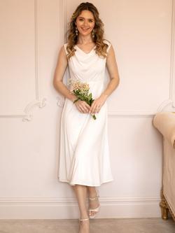 Alie Street Darcie Midi Wedding Dress, Ivory, Ivory