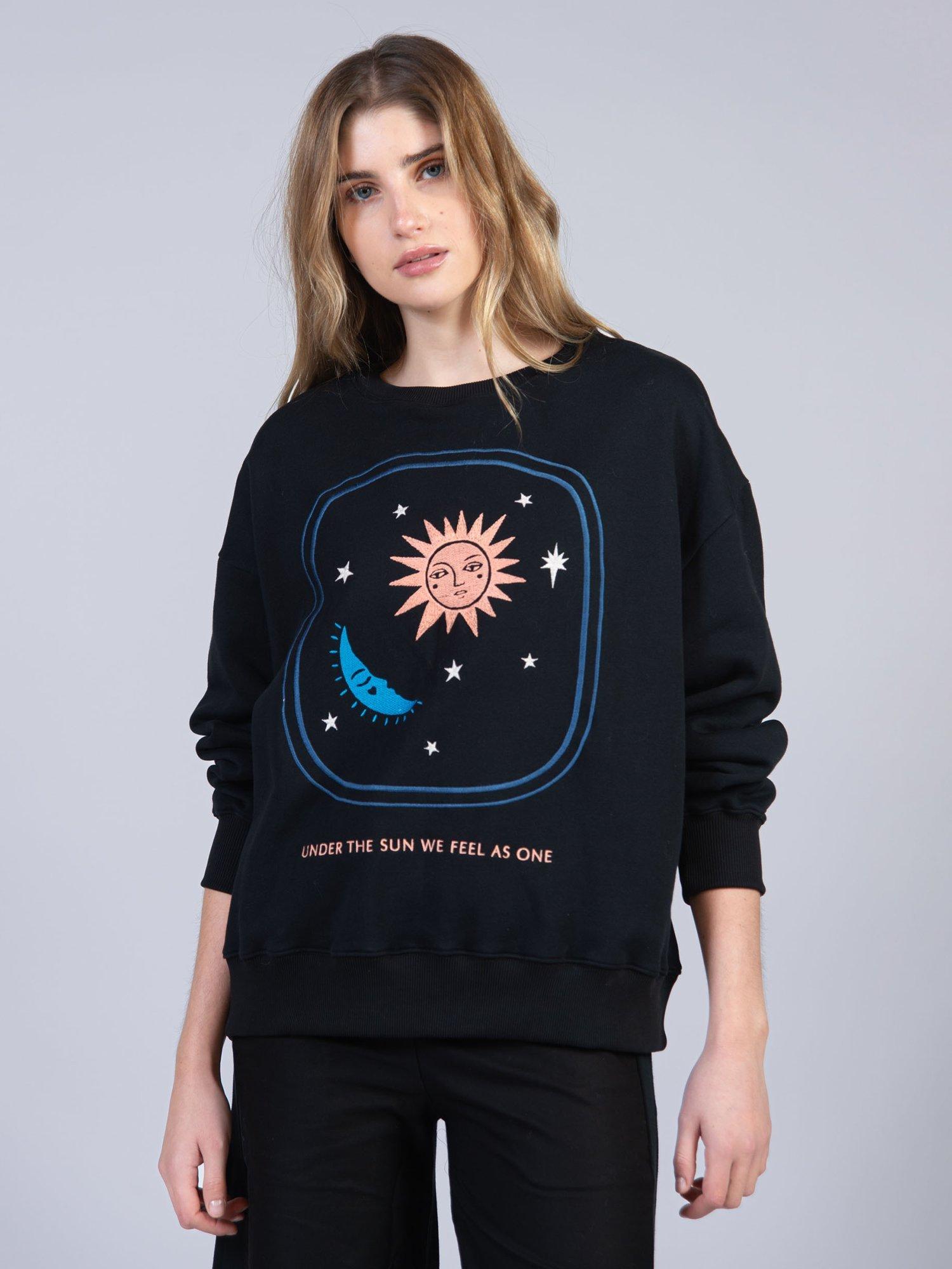 Product image 5 of 5, which shows Cape Cove Under The Sun Sweatshirt, Black, XS